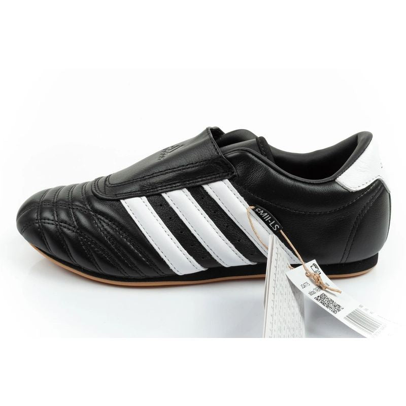 Adidas Women's Taekwondo Sports Shoes Black Leather Slip-On fekete zokni