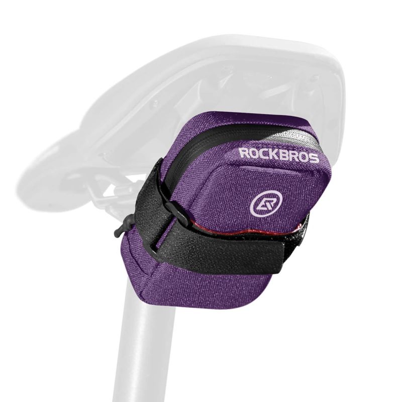 Rockbros F006 small saddle bag, purple fioletowy sporttáska 5907769384219-211950