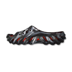 Crocs Echo Marbled Slide Pool Clogs in /Flame - 208467-0X9 fekete papucs