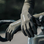 Rockbros cycling gloves spring/summer/autumn, full, size: S - green zielony \ s kesztyű