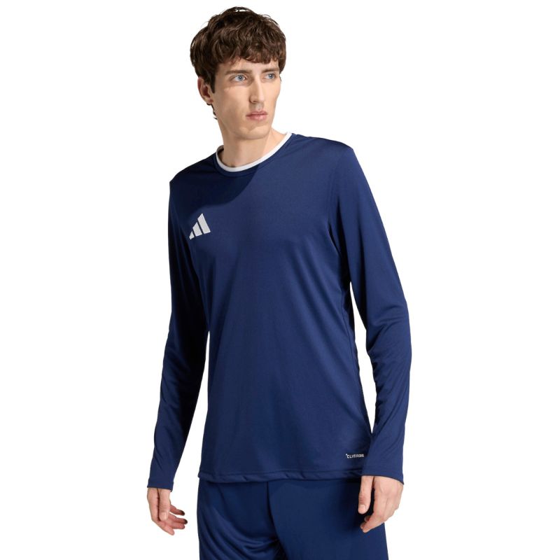 Men's adidas Entrada 26 Long Sleeve Jersey Navy KF5850 kék póló