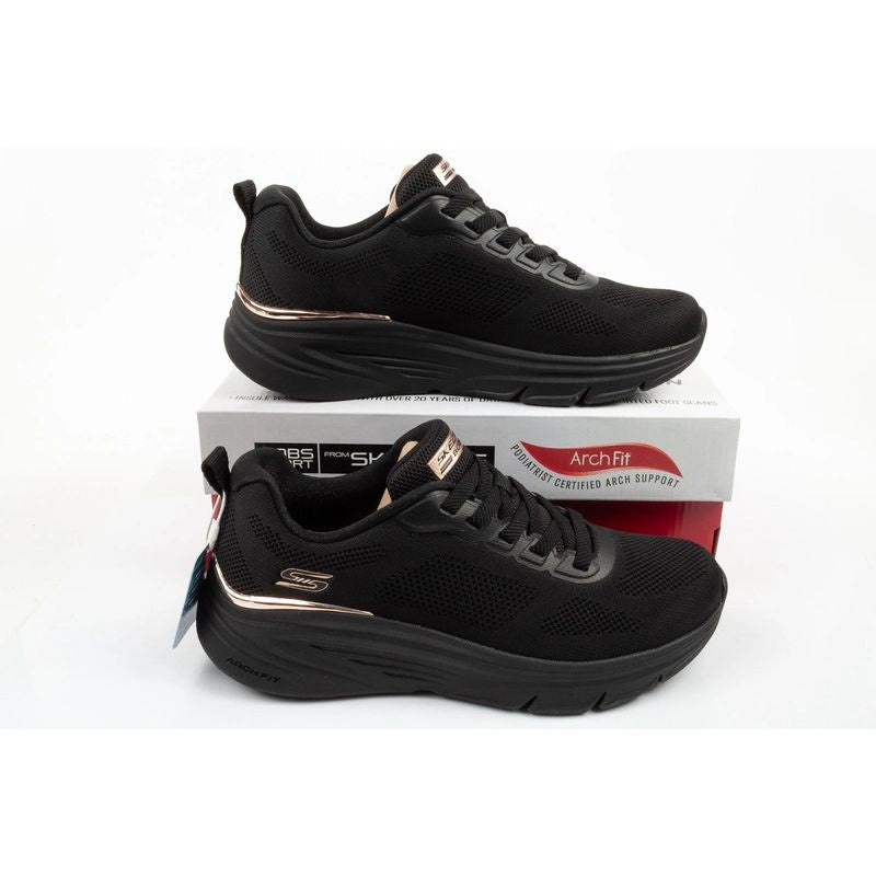 Skechers Bobs Arch Fit Elev8 Women's Sneakers fekete utcai cipő 117720/BBK