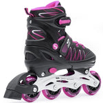 SMJ UT 103 Lea 2in1 roller skates fekete görkorcsolya
