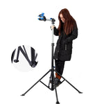 Rockbros MP-02 floor service stand for bicycles with knobs - black