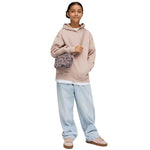 Puma ESS Centered Cat Logo Relaxed Hoodie for Kids Pink 692973 rózsaszín kapucnis pulóver