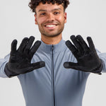 Rogelli SIGNATURE winter gloves black 3XL fekete kesztyű
