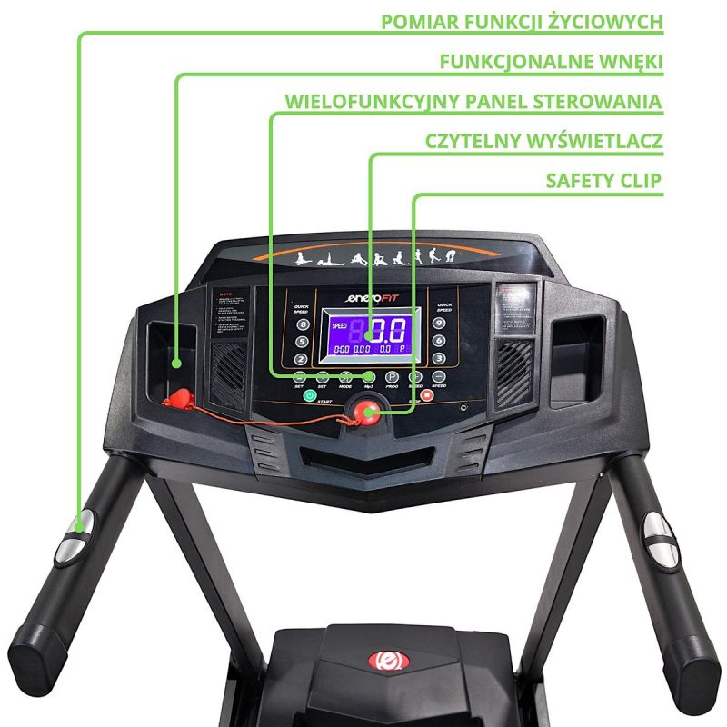 Enero Platinium V200 Fit Electric Treadmill treadmills, cardio equipment, training equipment