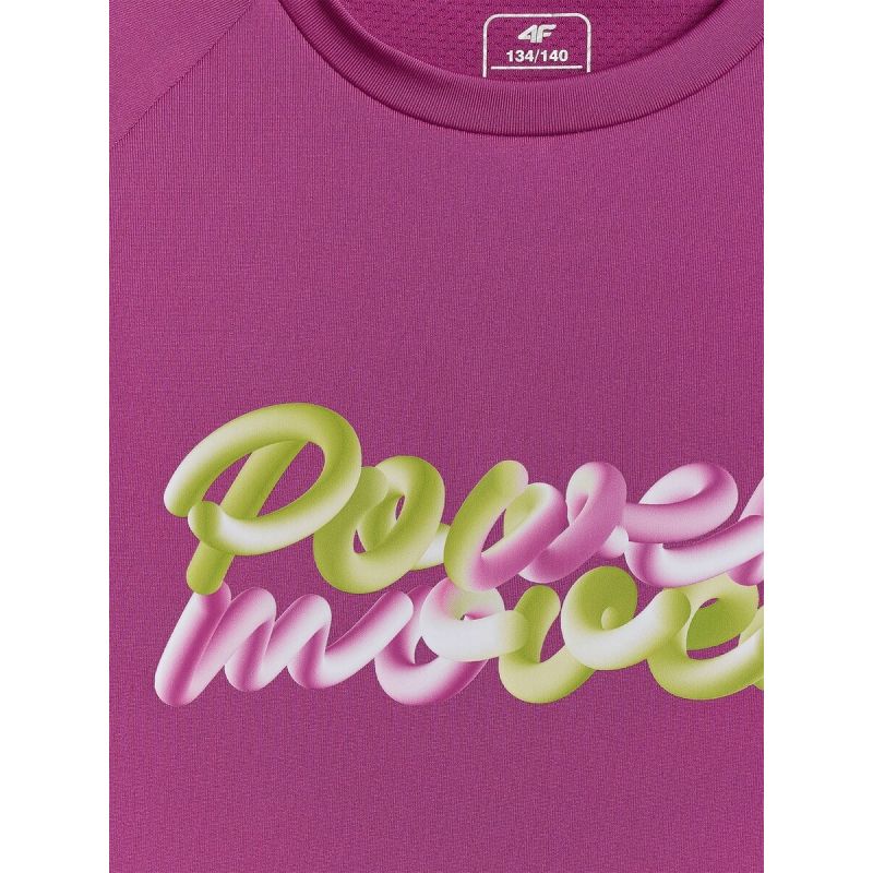 4F Girls' quick-drying sports T-shirt 158/164 póló