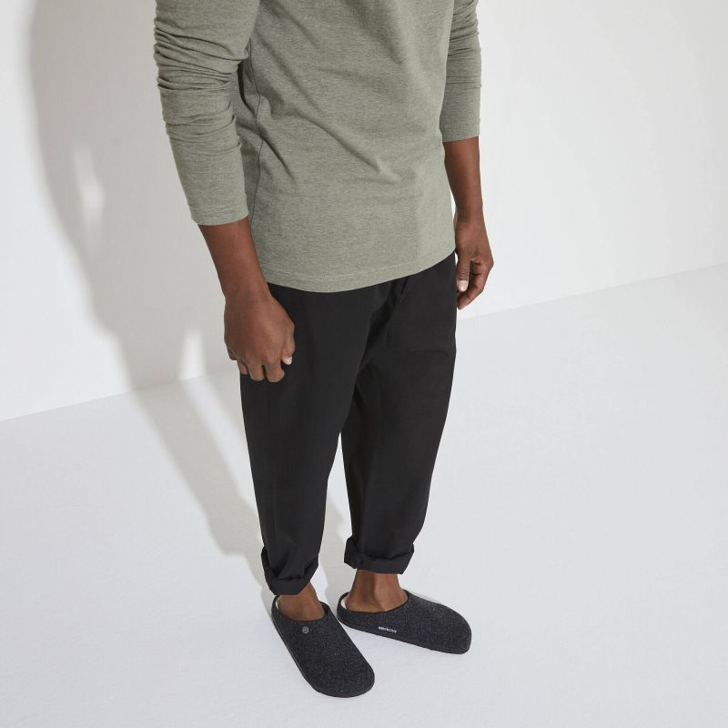 Birkenstock Zermatt Anthracite wool felt insulated slippers for women/men, regular size wide (1015090) Kiegészítő