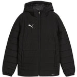 Puma Team Additions Padded Hooded Kids Jacket Black 659738 03 Ruházat