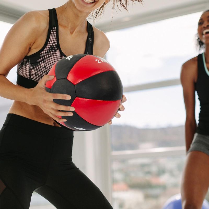 Enero Fit Medicine Ball 2kg Synthetic Leather for school, balls, medicine balls