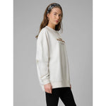 Women's oversize sweatshirt without hood 4F