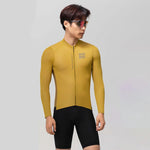Rockbros 15120015025 ROAD TO SKY men's long sleeve cycling jersey L - yellow l \ żółty póló