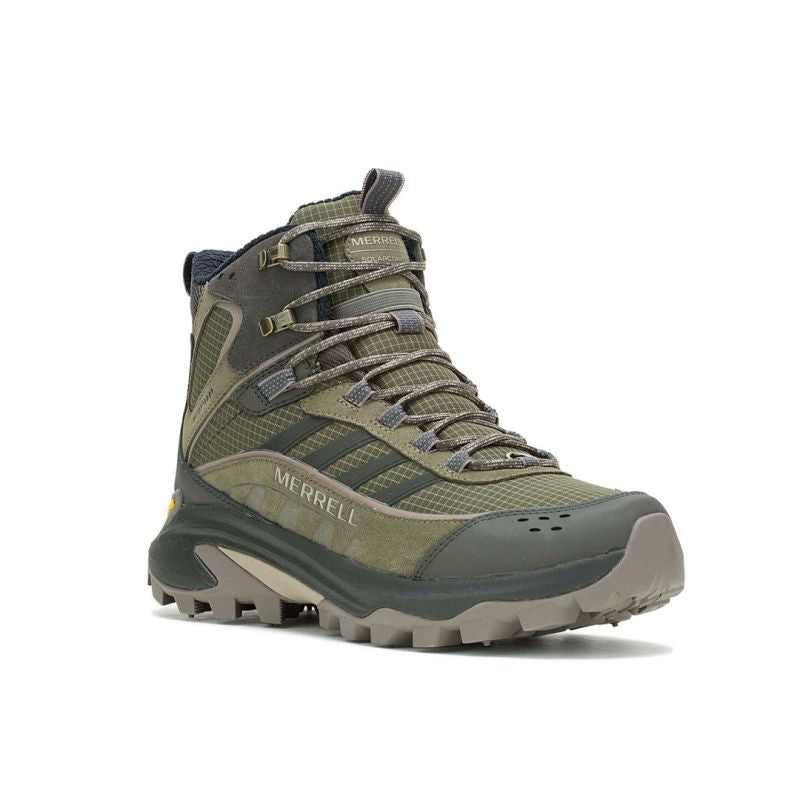 Merrell Moab Speed 2 Thermo Mid WP Hiking Boots - Triple Black fekete shoes, military 607871