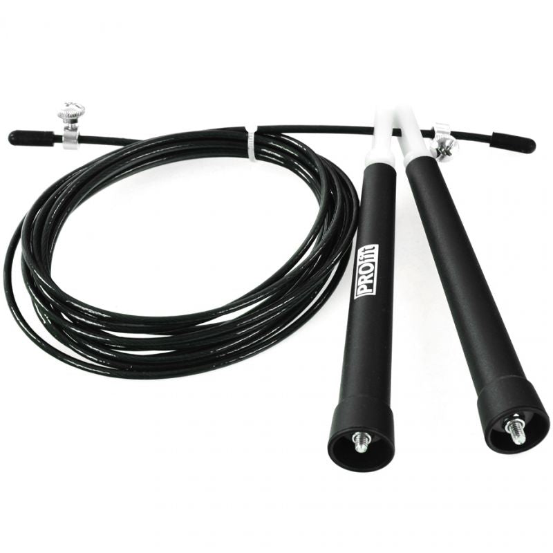 PROfit DK 1001S skipping rope fekete edzőfelszerelés DK1001S