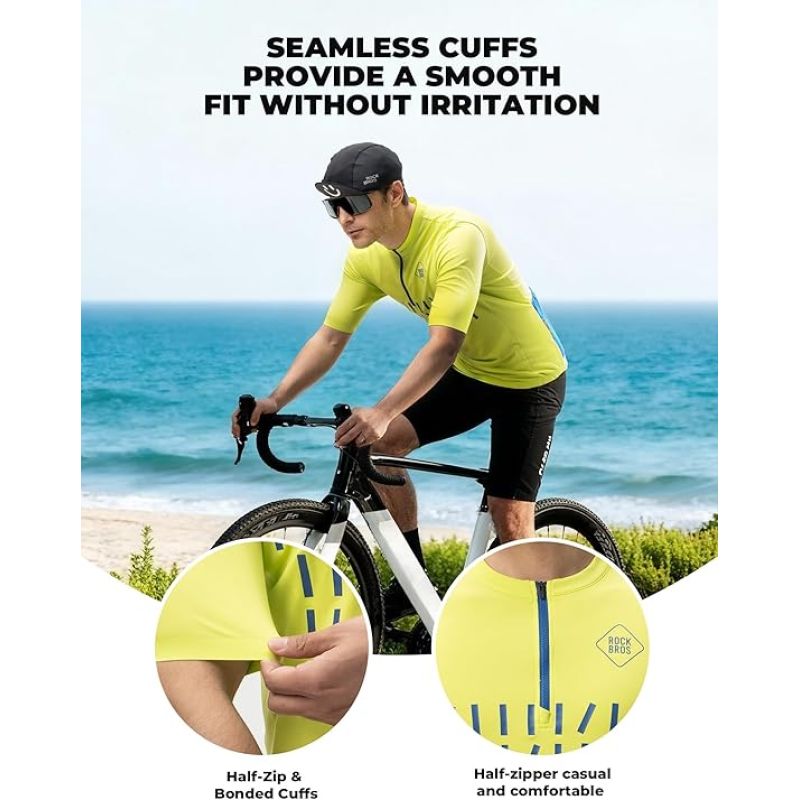Rockbros Men's Fluor Cycling Jersey