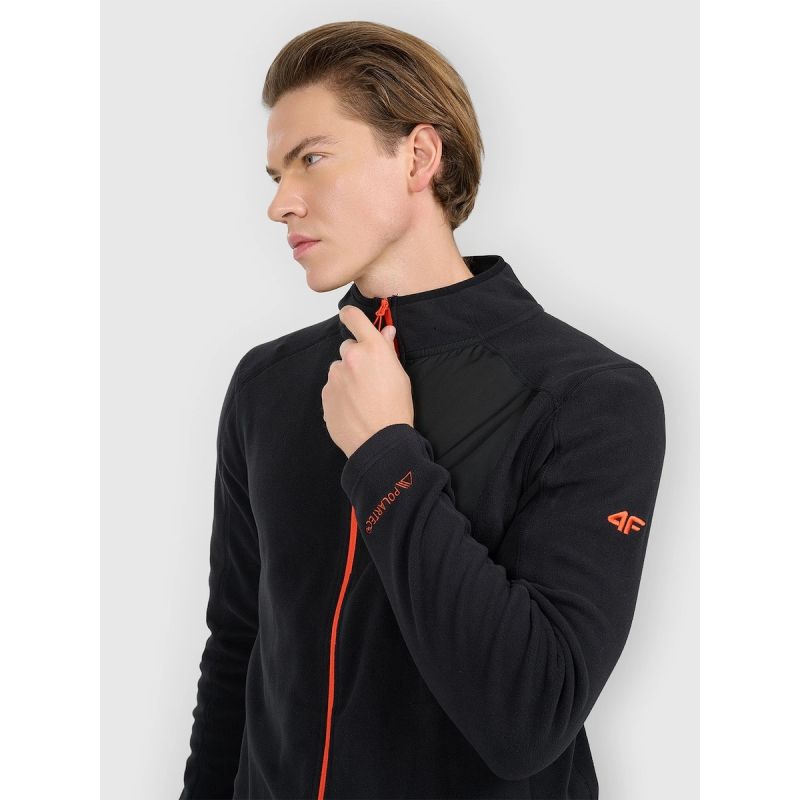 Polartec regular men's fleece with stand-up collar 4F
