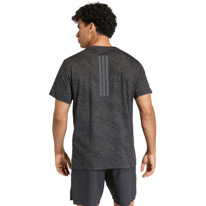 Men's adidas D4T Power Aop Tee Black KF3097 fekete kapucnis pulóver