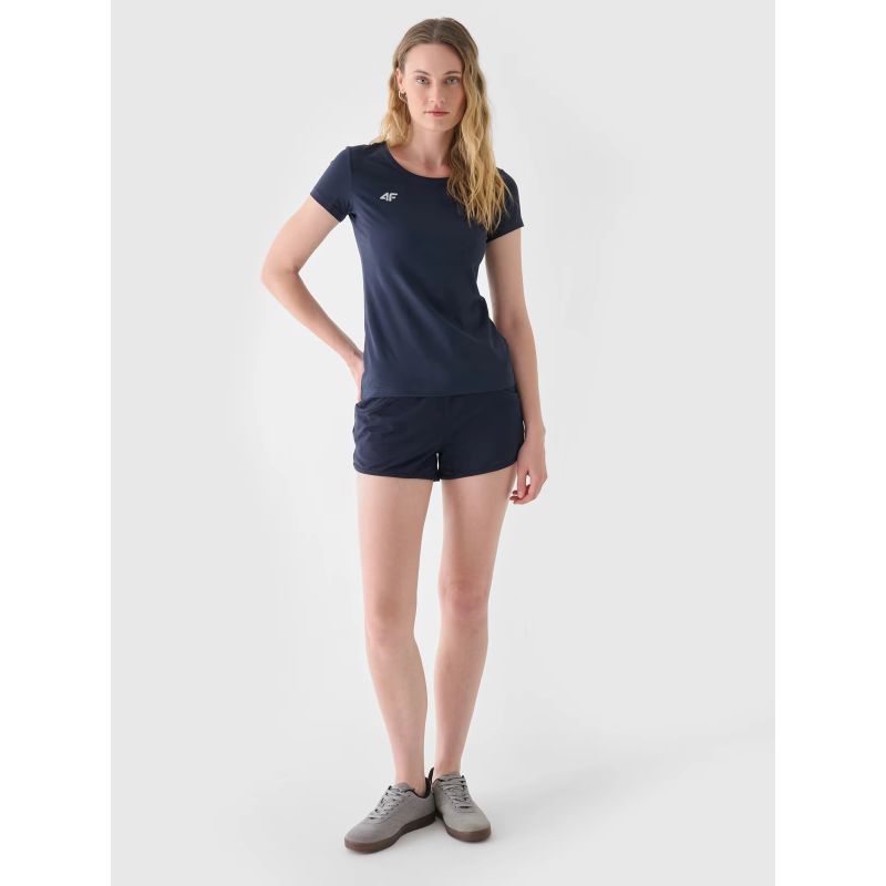 4f Slim plain women's T-shirt NOSH4TSD001B-31S General