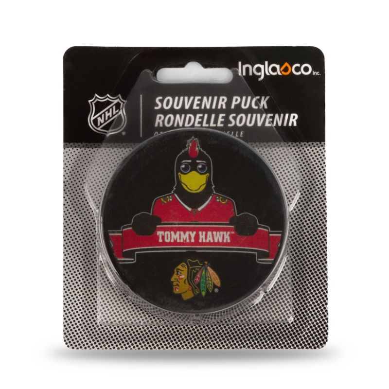 Inny Inglasco NHL Mascot Hockey Puck 510AN001901 Edzőfelszerelés fekete