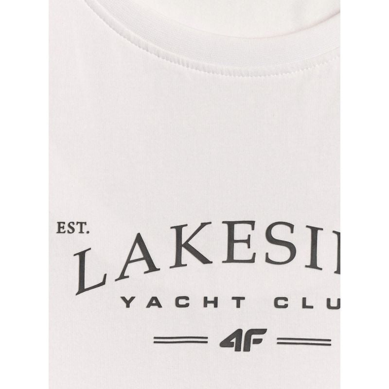 4F Men's regular sleeveless T-shirt with print póló