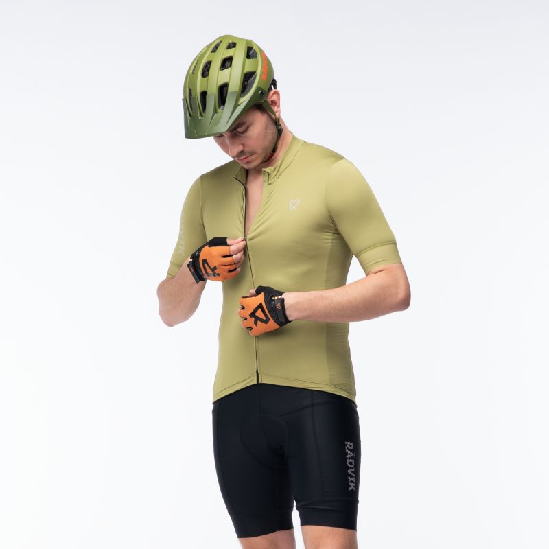 Radvik Skuli Gts Cycling Jersey zöld póló