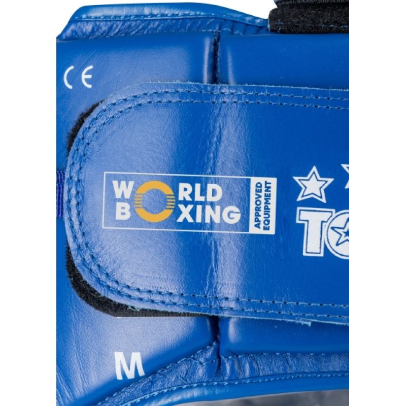 TOP TEN KTT-COMPETITION tournament boxing helmet (WORLD BOXING APPROVED) czerwony+l helmets, martial arts equipment