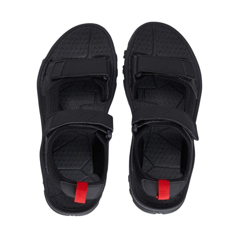 4F Boy's sandals M113 deep 20S fekete utcai cipő 4FJWSS26FSANM11320S