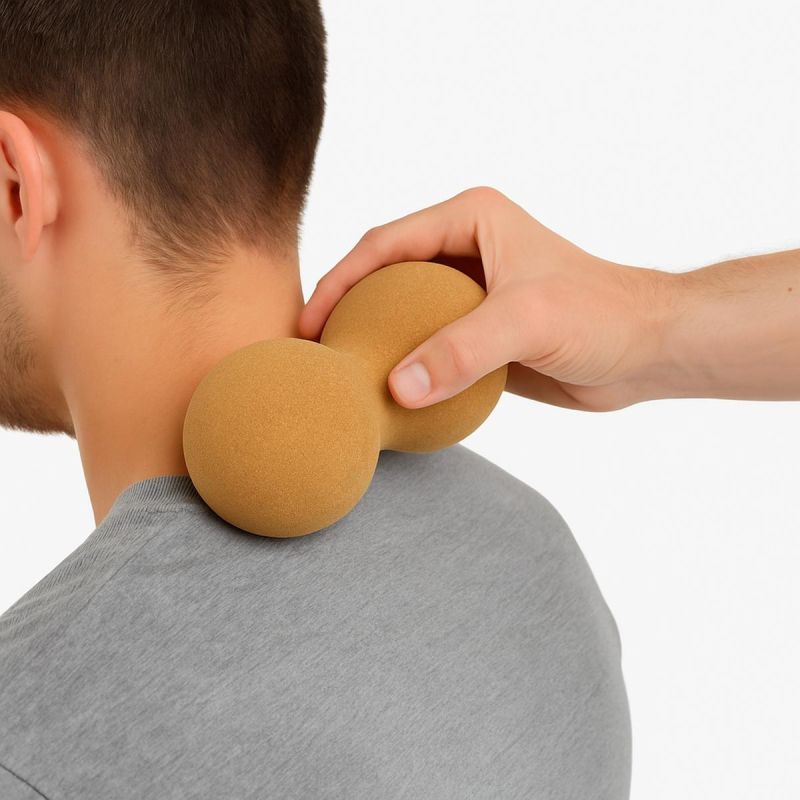 DOUBLE CORK MASSAGE BALL 7. ENERO FIT