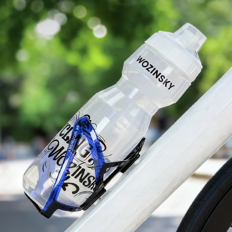 Wozinsky WUR-01BB Bike Bottle Holder Basket - Black and Blue czarny || niebieski kulacs -198896