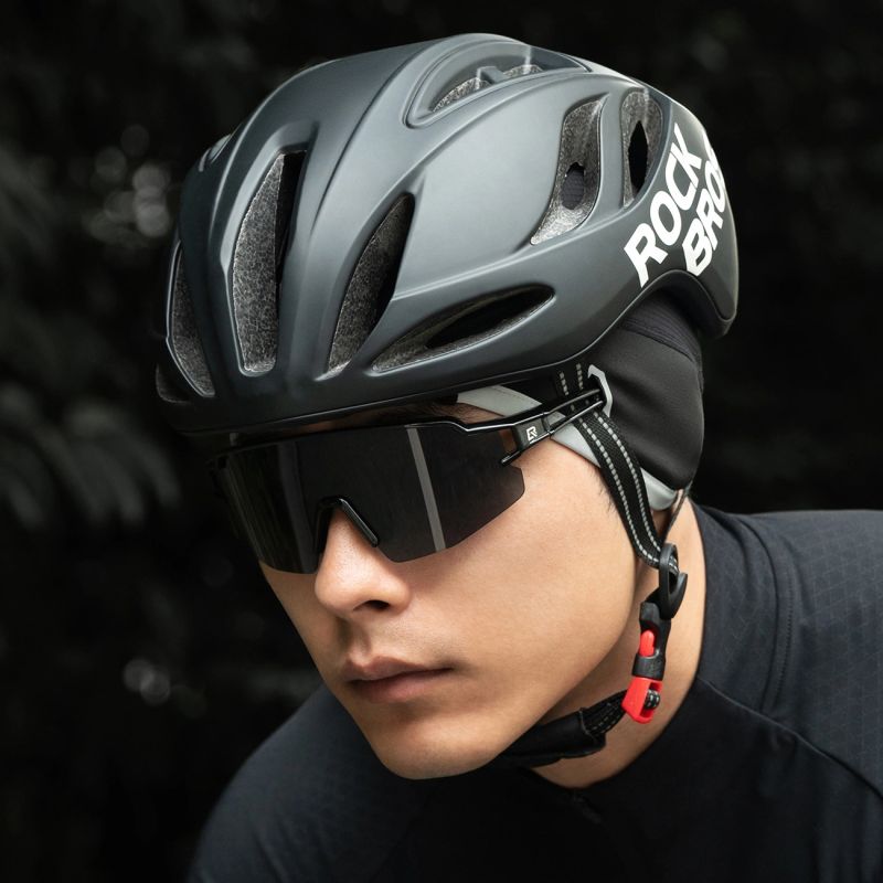 Rockbros M016 Winter Windproof Cycling Cap Size 54-61 cm - Black fekete hats