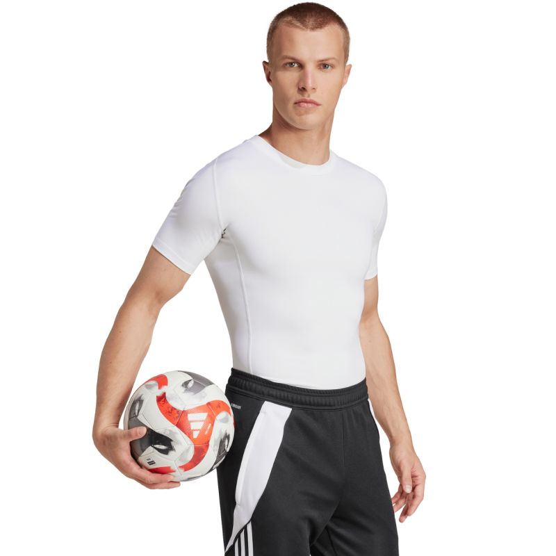 adidas Men's Techfit Short Sleeve Tee white JP4675 Ruházat