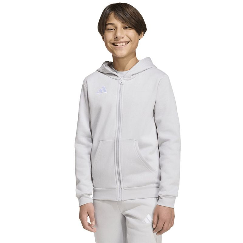 Adidas ENTRADA 26 Hoody Full Zip Junior sweatshirt KH1779 116 cm kapucnis pulóver