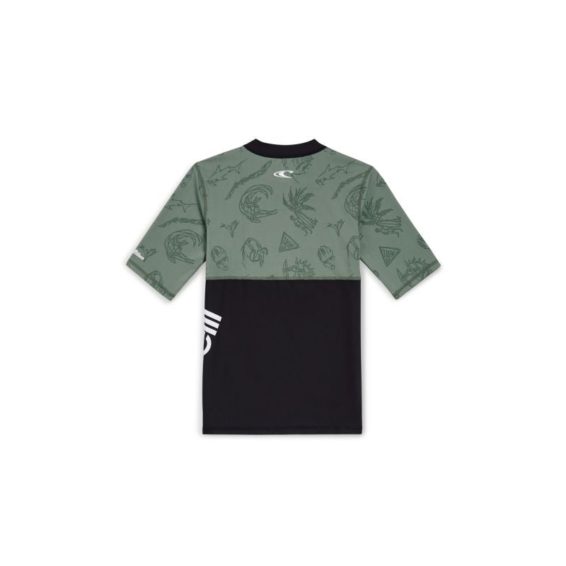 O'Neill UV Mix & Match Cali First 13'' Swim Shortscrazy Skin Jr T-shirt zöld póló