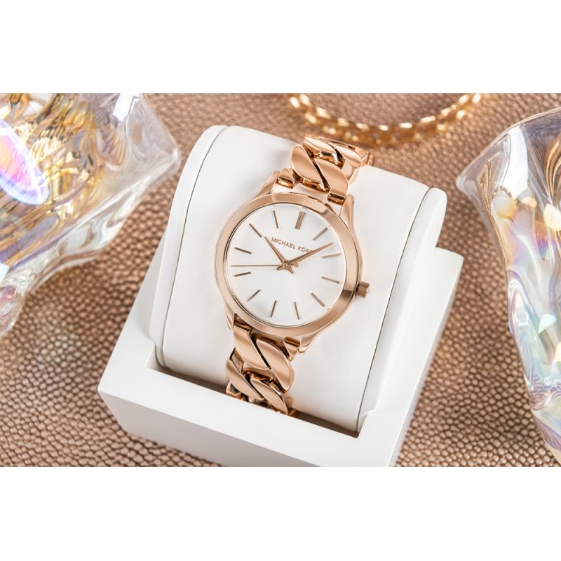 Michael Kors Slim Runway Women's Watch + BOX watches