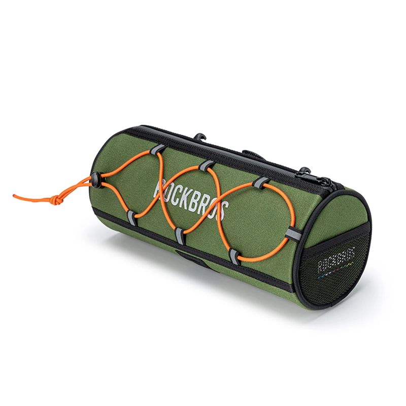 Rockbros TL002 ROAD TO SKY 1.5L Handlebar Waterproof - Green zielony hátizsák 5907769384219-211530