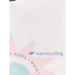 4F Women's printed T-shirt ruházat 4FRSS26TTSHF4536-10S
