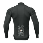 Rockbros ROAD TO SKY windproof insulated cycling jersey M - black m \ czarny pulóver
