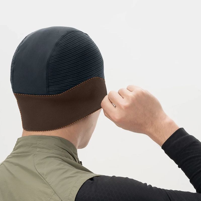 Rockbros Seamless Knit Cycling Cap - Black fekete sapka