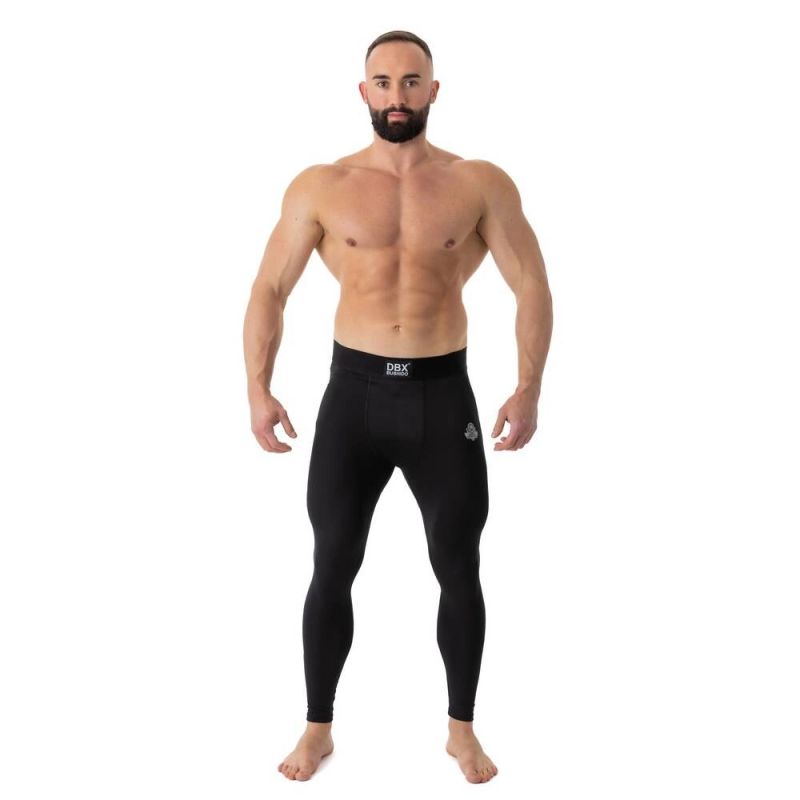 DBX Bushido Long black training leggings - CSL - fekete training equipment