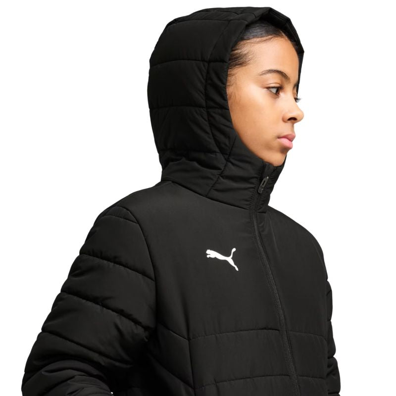 Puma Team Additions Padded Hooded Kids Jacket Black 659738 03 Ruházat