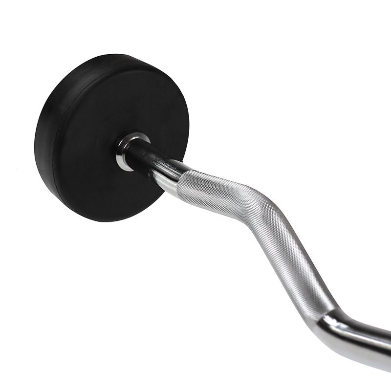 HMS Rubber-coated barbell/curl bar 20 kg GSL-20 fekete súlyzó 17-58-023