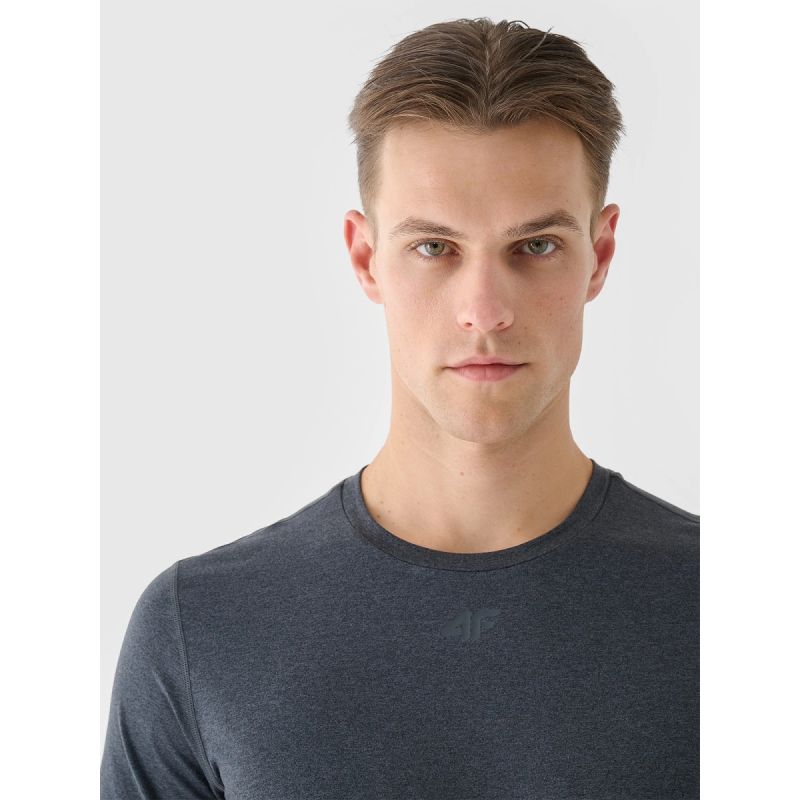 Men's quick-drying regular training T-shirt 4F 4FWAW24TFTSM1003-22M póló
