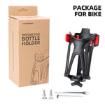 Rockbros 31210029 Motorcycle Bottle Holder - Black and Red piros training equipment