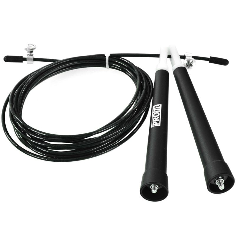 PROfit DK 1001S skipping rope fekete edzőfelszerelés DK1001S