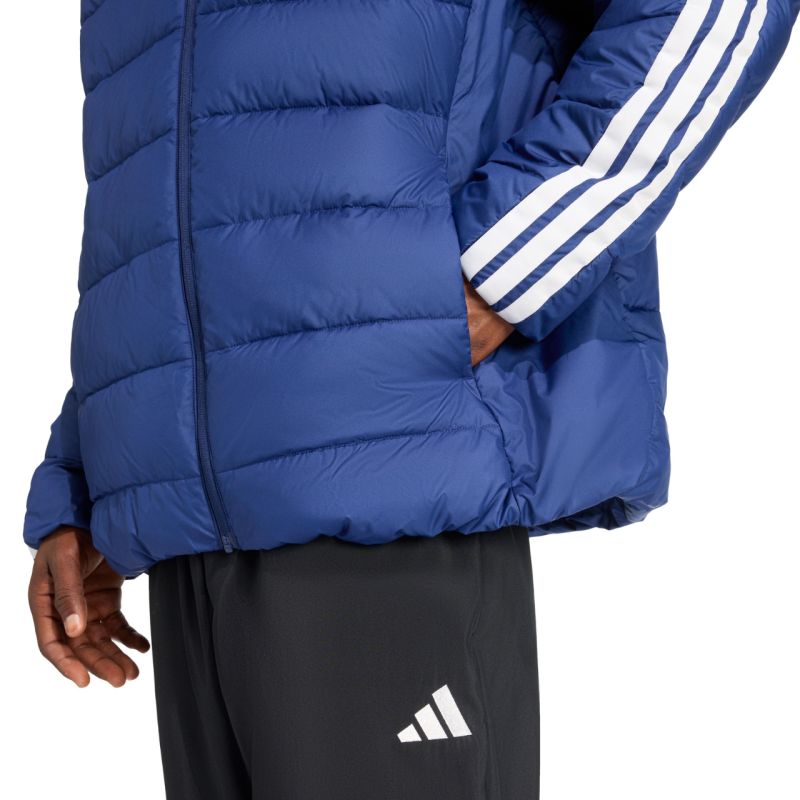 Men's adidas Essentials CLIMAWARM 3-Stripes Jacket Blue JX7771 2xs kapucnis pulóver