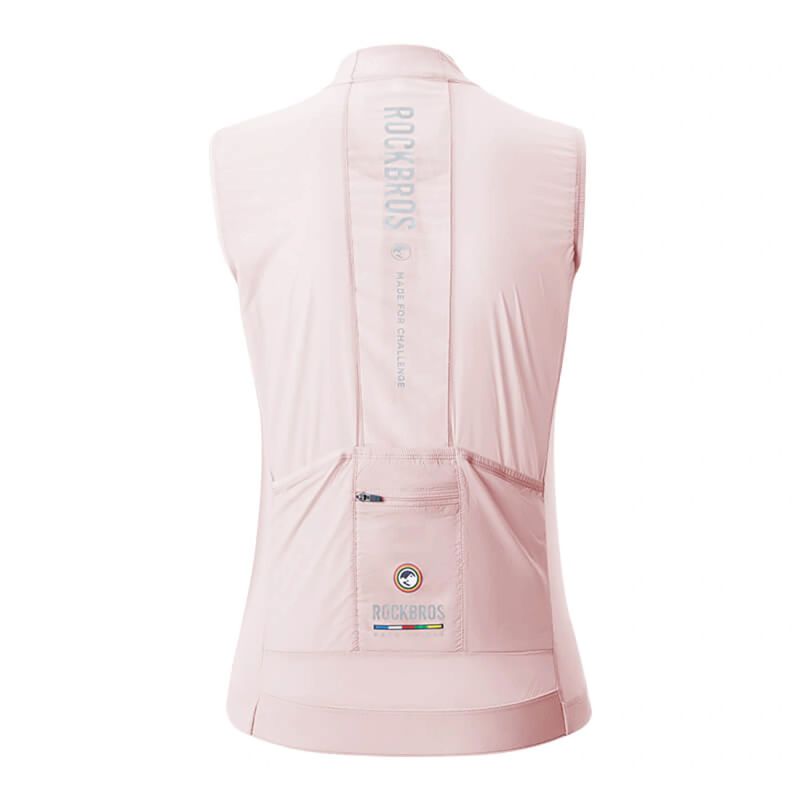Rockbros ROAD TO SKY women's lightweight breathable cycling vest M - pink m \ różowy vests