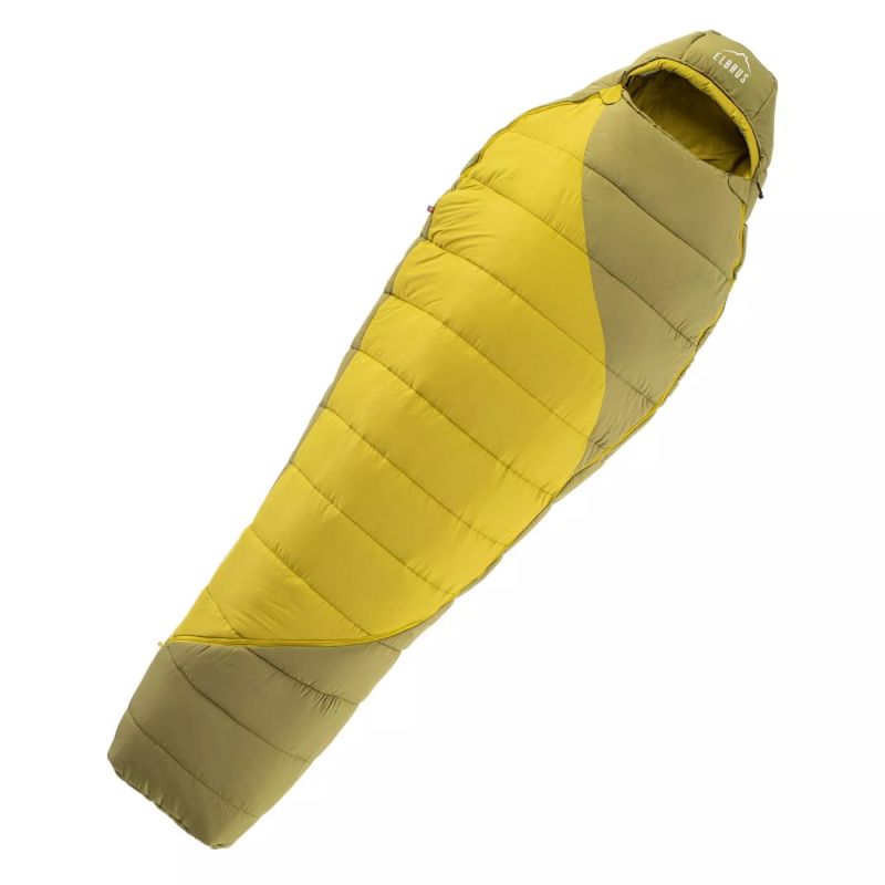 Elbrus Karakol Primaloft sleeping bag sárga tourist equipment, sleeping bags