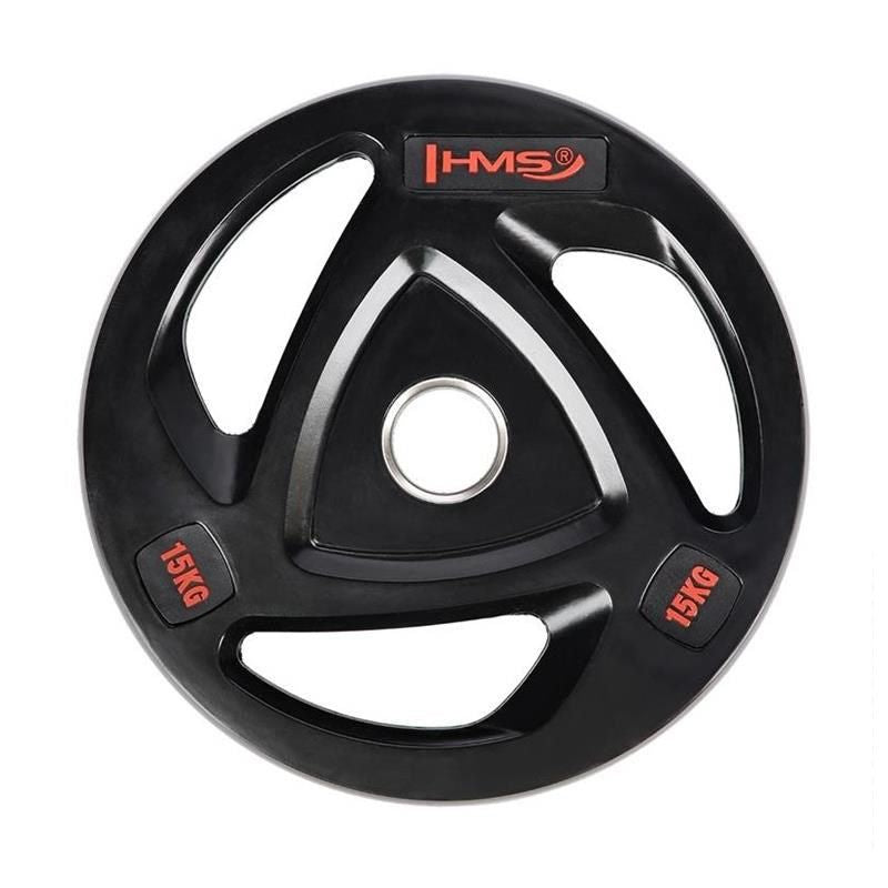 HMS Rubberized Olympic plate 15 kg TOX15 súlyzó 17-61-094