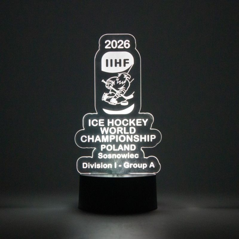 IIHF World Championship IA Sosnowiec 2026 decorative lamp